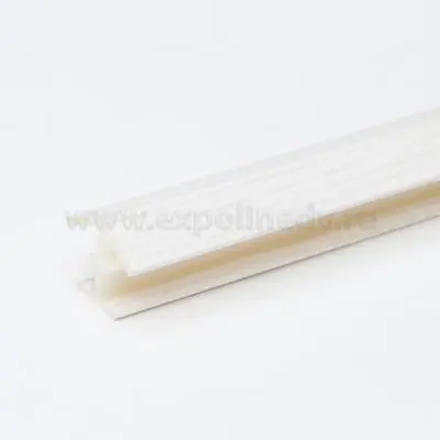 Цоколь кухонный ясень белый, заглушка для цоколя 100 мм (угол 135° (1880256145))