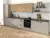 Стеновая панель ДСП EGGER мрамор леванто белый/деревянные блоки натуральные, стеновая панель egger 4100х640х8мм