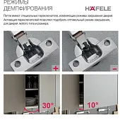 Петли мебельные Hafele петля мебельная hafele salice silentia+ угловая 45° с доводчиком для смежных дверей, 48мм