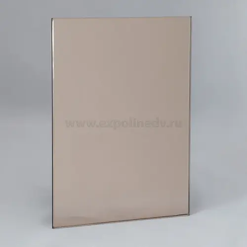 Зеркало AGC  зеркало mirox 3g bronze, влагостойкое, 4мм (1605*2550)
