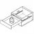 Ящики Matrix Box S выдвижной ящик matrix box s, с доводчиком, nl-450*84мм (1 квадр. рейлинг), серый