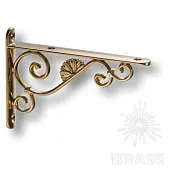 Декор Brass  barocco-a oro/ant полкодержатель 125*85*15мм, античное золото (2шт.)